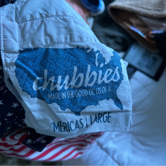 Chubbies American Flag red white and blue patriotic Shorts - Picture 4 of 4